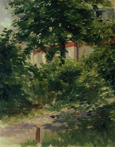 Een Hoek van de Tuin in Rueil, 1882 door Édouard Manet